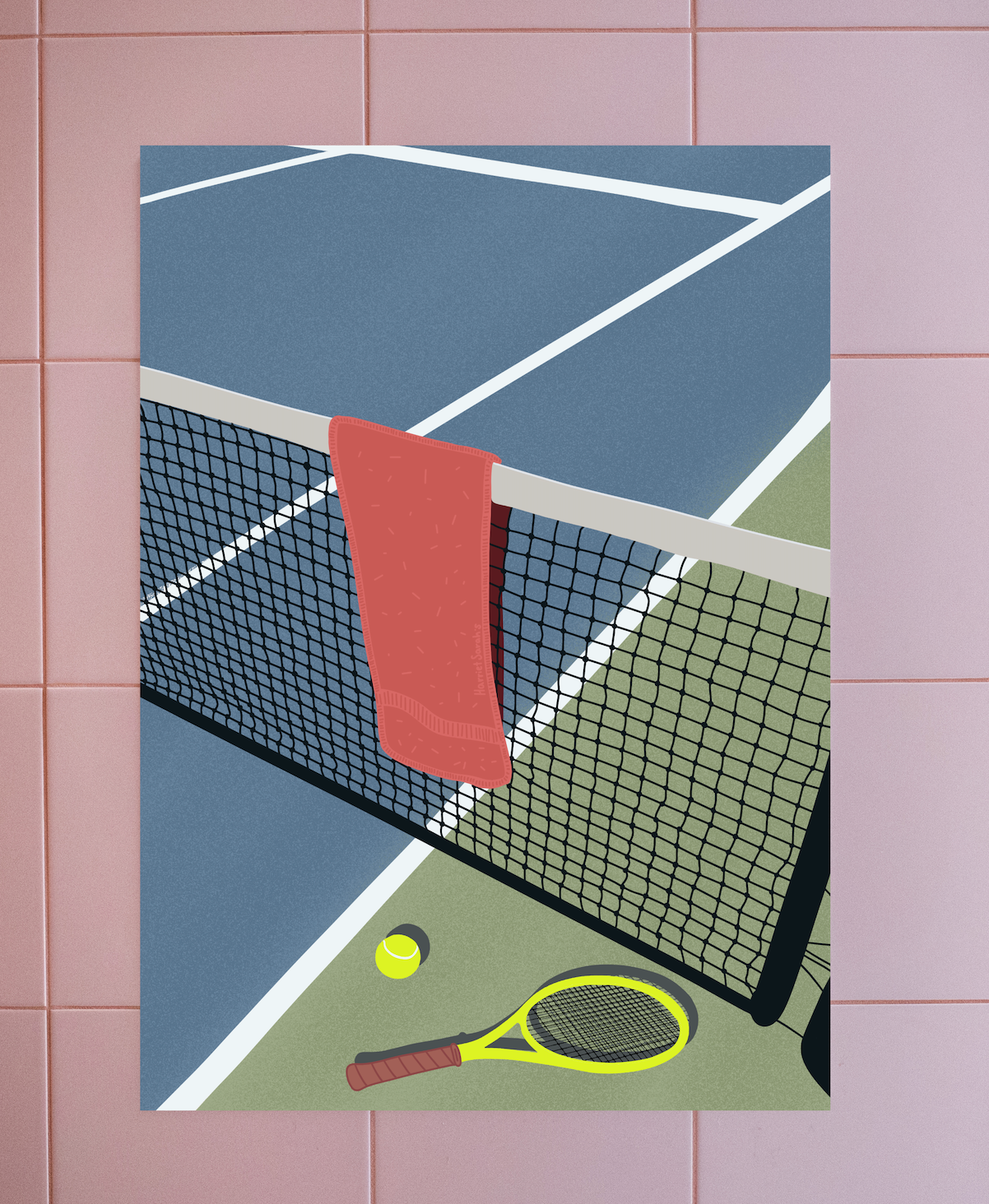 Tennis Court Print