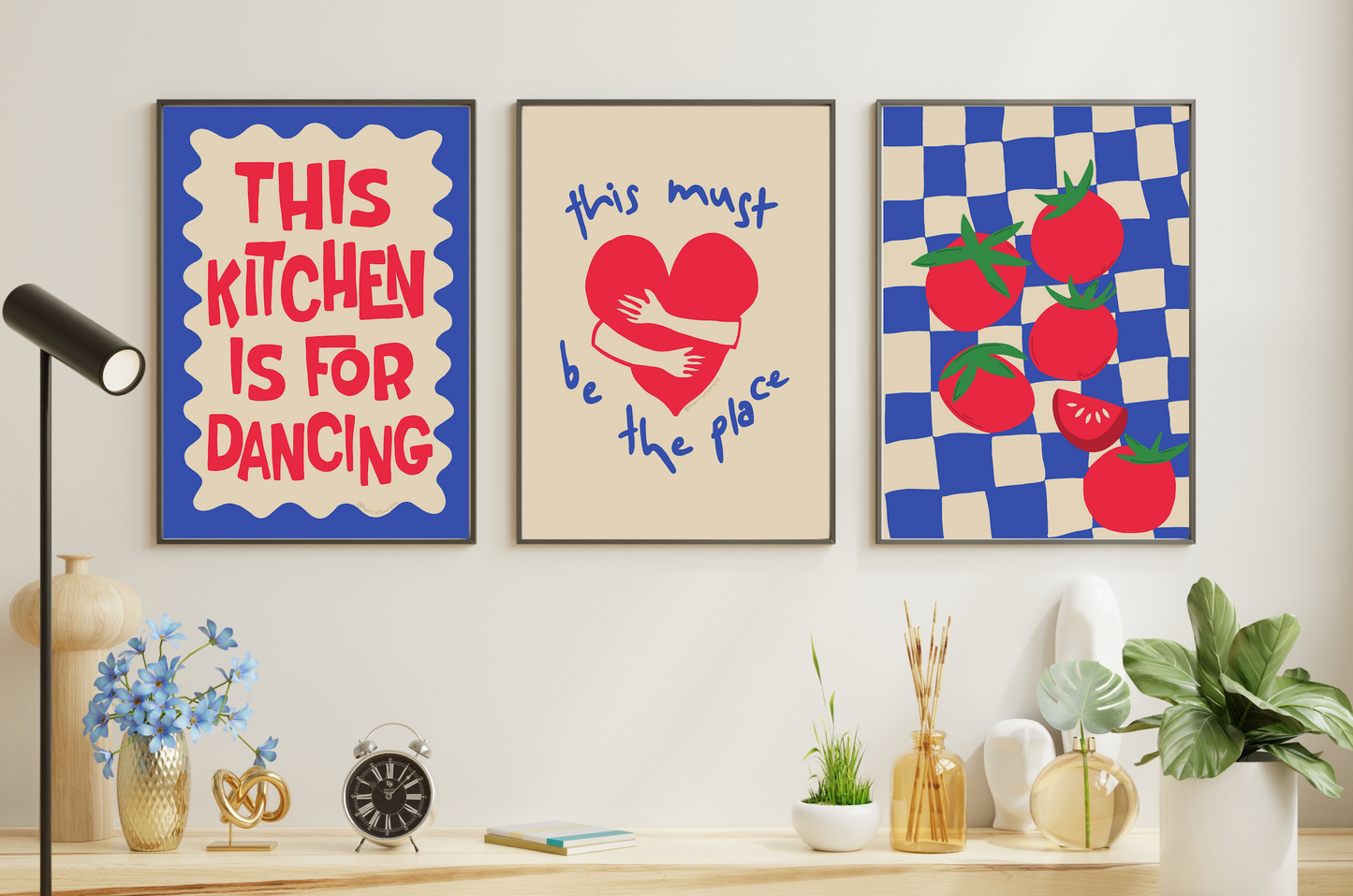 Dancing Kitchen Print